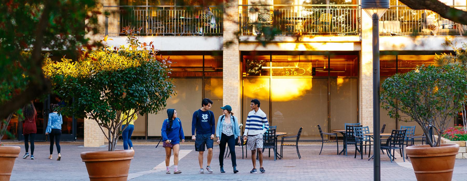 Students on UD mall